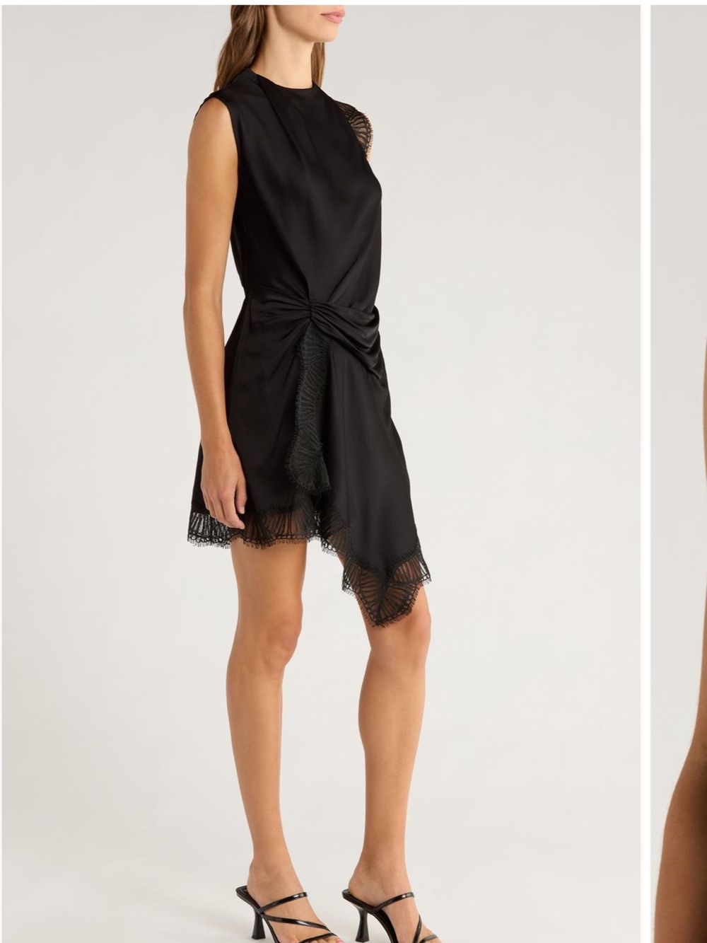A.L.C Dion Gathered Asymmetric dress - Picture 3 of 4